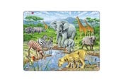 Pusselspel - Selecta Play Larsen Jigsaw Puzzle Animals - African Savannah 65 pcs. Golv - LA-FH9