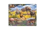 Pusselspel - Selecta Play Larsen Jigsaw Puzzle Animals - African Savannah 43 pcs. 2D Pussel - LA-FH30