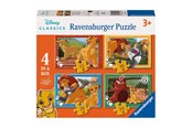 Pusselspel - Ravensburger Disney Lion King Puzzle - 4 Puzzles Golv - 120040255