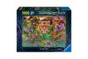 Pusselspel - Ravensburger Jigsaw Puzzle Jungle Tiger 1000 pcs. Golv - 120012733