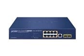 Switch - PLANET GS-4210-8UP2S - switch - 10 ports - Managed - rack-mountable - GS-4210-8UP2S