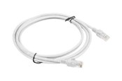 Nätverkskabel - Lanberg patch cable - 2 m - grey RAL 7035 - Grå - 2m - PCU6-10CC-0200-S