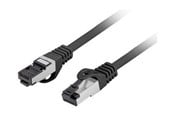 Nätverkskabel - Lanberg patch cable - 2 m - black - Svart - 2m - PCF8-10CU-0200-BK