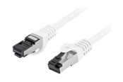 Nätverkskabel - Lanberg patch cable - 2 m - white - Vit - 2m - PCF8-10CU-0200-W