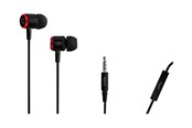 Hörlurar / Headset - SBS in-ear stereohörlurar Studio Mix 40 - Svart/röd - TEMETALINEARK