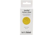 Konst- och hantverksmaterial - Creativ Company - Speckled Ceramic Glaze 999-1060 C Opaque Yellow Haze - 60ml - 789755