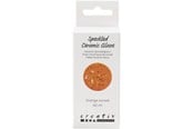 Konst- och hantverksmaterial - Creativ Company - Speckled Ceramic Glaze 999-1060 C Opaque Orange Sun - 60ml - 789753