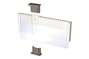 Konferens & Presentation - DURABLE Dörrskylt med aluminiumram och pappersinlaga. Sätts upp med skruvar. Monteringsset ingår. - 480023