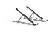 Konferens & Presentation - DURABLE Kompakt laptopställ för laptops och surfplattor upp till 15″. Platsbesparande, ihopfällbart och höjdjusterbart i 6 steg. - 505123