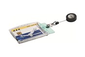 Konferens & Presentation - DURABLE Passerkorthållare med täckt framsida, för två 54 x 87 mm kort. - 822419