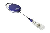 Konferens & Presentation - DURABLE Utdragbar jojo i oval form med tryckknappsfäste för namnskyltar, passerkortshållare etc. - 832407