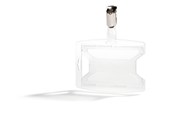 Konferens & Presentation - DURABLE Passerkorthållare för 1 kort, tillverkad av 70 % återvunnen polypropylen. Med vridbart clips - 896119