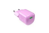 Mobile - Adapters & Chargers - Puro PURO MiniPro 20W USB-C väggladdare - GAN-teknik - Rosa - PUFCMTCUSBC20WGPINK