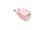 Mobile - Adapters & Chargers - Puro PURO MiniPro 20W USB-C väggladdare - GAN-teknik - Rosa - PUFCMTCUSBC20WGROSE