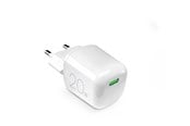 Mobile - Adapters & Chargers - Puro PURO MiniPro 20W USB-C väggladdare - GAN-teknik - Vit - PUFCMTCUSBC20WGWHI