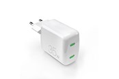 Mobile - Adapters & Chargers - Puro PURO MiniPro 35W dubbel USB-C väggladdare - GaN-teknik - PUFCMTCUSBCC35WGWHI