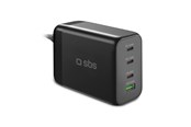 Mobile - Adapters & Chargers - SBS 200 Watt GaN-laddningsstation - Svart - TECHGSTUSB3C200W