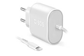 Mobile - Adapters & Chargers - SBS 5W reseladdare för iPhone, iPad och iPod - Vit - TETRLHSTD89