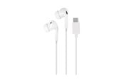 Hörlurar / Headset - Puro PURO Stereo-öronsnäckor "Filo Pro" med USB-C-kontakt - PUIPHF31USBCWHI