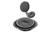 Mobile - Adapters & Chargers - Lippa 3-in-1 Wireless Charger Stand 15W Black - LPWCS01