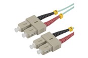 Nätverkskabel - Deltaco patch cable - 1.5 m - blue - Blå - 1m - SCSC-15-OM3