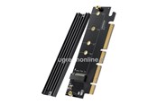 Hårddisk, tillbehör - UGREEN - storage enclosure - M.2 Card - PCIe 4.0 x16 - 30715