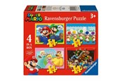 Pusselspel - Ravensburger 4-in-1 Super Mario Puzzle Golv - 120041078