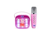musikinstrument - OTL Karaokehögtalare med mikrofon Popsing LED - Greta Gris - PP1446