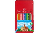 Skriv- och ritverktyg - Faber-Castell Colour pencils hexagonal tin 12x window - 115801
