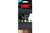 Skriv- och ritverktyg - Faber-Castell Colour Pencils Black E. skin tones 12x - 116414