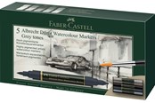 Skriv- och ritverktyg - Faber-Castell Watercolour marker A.Dürer 5ct wallet gr - 160306