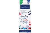 Skriv- och ritverktyg - Faber-Castell Gofa Aqua Dual Marker Lettering Set Sea - 164519