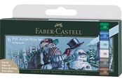 Skriv- och ritverktyg - Faber-Castell India ink Pitt Artist Pen B winter 6x - 167176