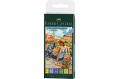 Skriv- och ritverktyg - Faber-Castell India ink Pitt Artist Pen B summer 6x - 167178