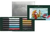 Skriv- och ritverktyg - Faber-Castell India ink Pitt Artist Pen set London - 267137