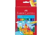 Skriv- och ritverktyg - Faber-Castell Fibre-tip pen Castle Cardboardbox 24pc. - 554202