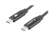 USB-kabel - Lanberg - USB-C cable - 24 pin USB-C to 24 pin USB-C - 50 cm - CA-CMCM-40CU-0005-BK