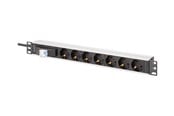 Strömkabel (extern) - DIGITUS - power strip - aluminum with circuit breaker - 4000 Wh - DN-95439