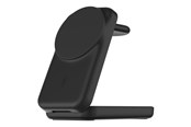 Mobile - Adapters & Chargers - Belkin UltraCharge wireless charging stand - 3-in-1 magnetic foldable with Qi2 - + AC power adapter - 25 Watt - MFI Certified - WIZ036KQBK