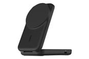 Mobile - Adapters & Chargers - Belkin UltraCharge wireless charging stand - 2-in-1 Qi2 magnetic foldable - + AC power adapter - 24 pin USB-C - 25 Watt - WIZ038KQBK
