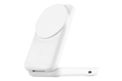 Mobile - Adapters & Chargers - Belkin UltraCharge wireless charging stand - 2-in-1 Qi2 magnetic foldable - + AC power adapter - 24 pin USB-C - 25 Watt - WIZ038KQWH