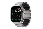 Smartwatch - Accessories - Nomad Stratos Band - 49mm | Natural Titanium | Black FKM - NM014421858