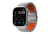 Smartwatch - Accessories - Nomad Stratos Band - 49mm | Natural Titanium | Ultra Orange FKM - NM011123858