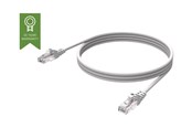 Nätverkskabel - Vision Techconnect - network cable - 50 cm - white - Vit - 0.5m - TC 0.5MCAT6