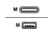 USB-kabel - Huddly - USB cable - USB Type A to 24 pin USB-C - 1.15 m - 7090043790351