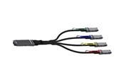 Nätverkskabel - NVIDIA LinkX 800GBase-CU to 200GBase-CU direct attach splitter cable - 1.5 m - Svart - 1meter - 980-9I75D-00N01A
