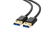 USB-kabel - UGREEN USB-A To USB-A Cable 1m - 10370