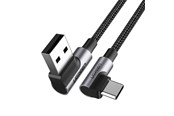 USB-kabel - UGREEN USB cable USB 2.0 USB A USB C Black Silver - 20856