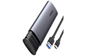 Hårddisk, tillbehör - UGREEN storage drive enclosure SSD enclosure Black Grey M.2 - 10903