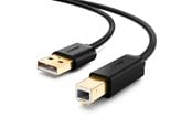USB-kabel - UGREEN USB cable USB 2.0 1.5 m USB A USB B Black - 10350